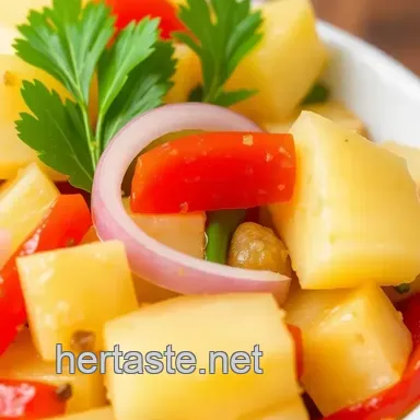Tropical Pineapple Stir Fry presentation