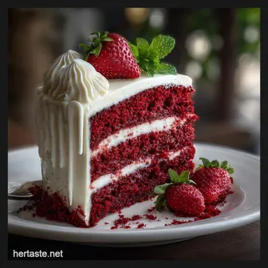 Delicious Valentine Cake Idea with Red Velvet to Celebrate Love - Baked in 30 Minutes Recipe Card