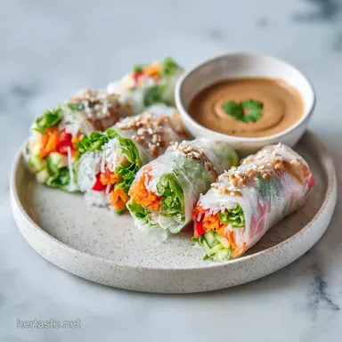 Fresh Spring Rolls Recipe: With Shrimp Recipe Card