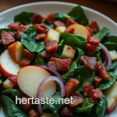 Warm Bacon & Apple Spinach Salad Recipe | Quick & Easy