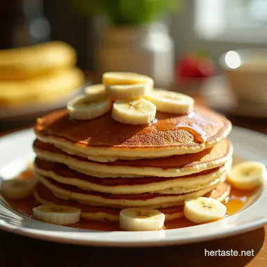 Weight Watchers Banana Pancakes Light Fluffy Bliss Recipe Card