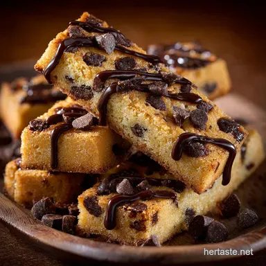 Cloud Nine MeltintheMouth Whipped Chocolate Chip Shortbread Recipe Card