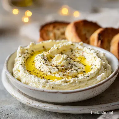 Whipped Garlic Feta Dip: Creamy Appetizer in 40 Minutes Recipe Card