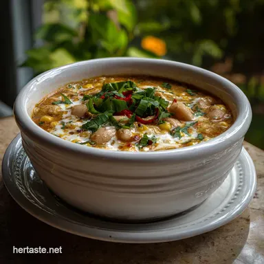 White Chicken Chili Crockpot Recipe: Ready in 6 Hours 15 Mins Recipe Card