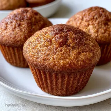 Whole Wheat Banana Muffins with Yogurt Recipe Card
