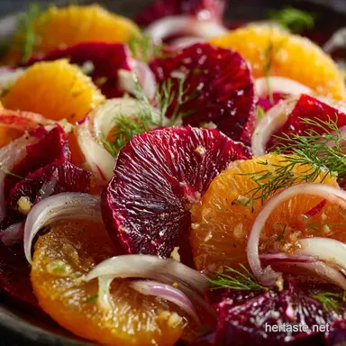 Winter Citrus Salad with Fennel: Vibrant Plant-Based Recipe Recipe Card