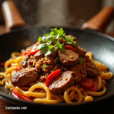 Authentic Lomo Saltado Recipe Smoky Peruvian Beef Stir Fry Recipe Card