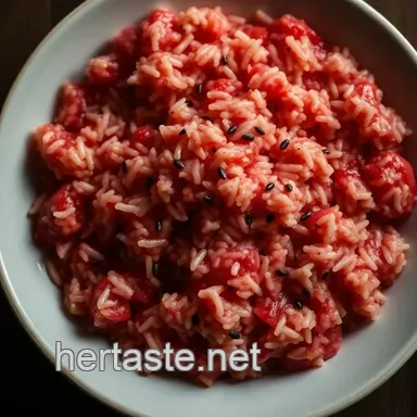 How to Make My Grandmother's Delicious Xoi Gac (Red Sticky Rice) Recipe Card