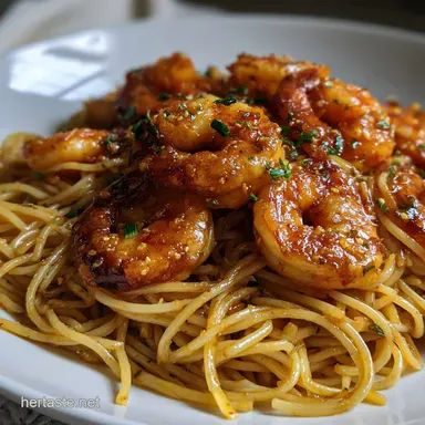 Cajun Shrimp Linguine: Creamy, Spicy Pasta in 35 Minutes Recipe Card