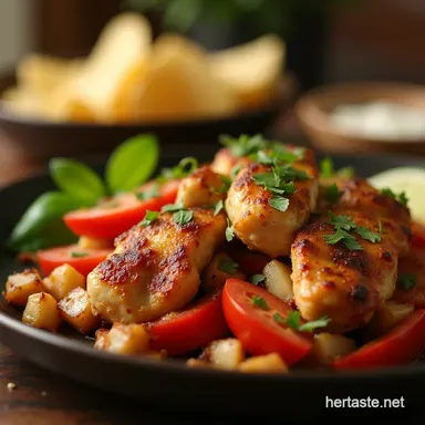 Easy Zesty Lime Cumin Chicken Fajitas Recipe 35 Mins Recipe Card