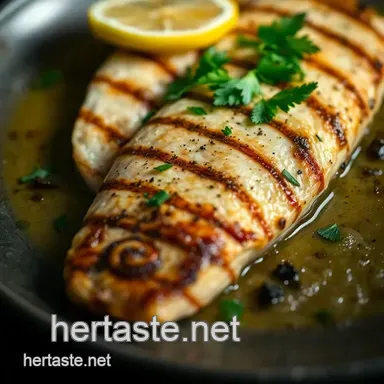 Zesty Grilled Lubina: A Flavorful Mediterranean Delight Recipe Card