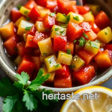 Zesty Pickle de Gallo: A Tangy Twist on Salsa! Recipe Card