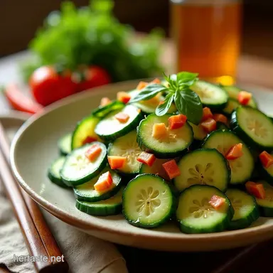 Easy Asian Cucumber Salad A Zingy 15Minute Wonder Recipe Card