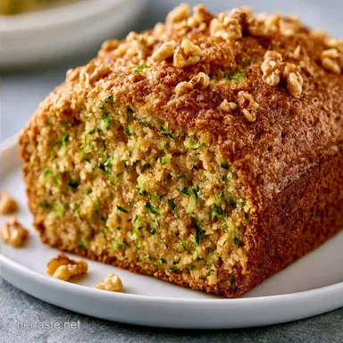 Zucchini Banana Nut Bread for 10 Slices