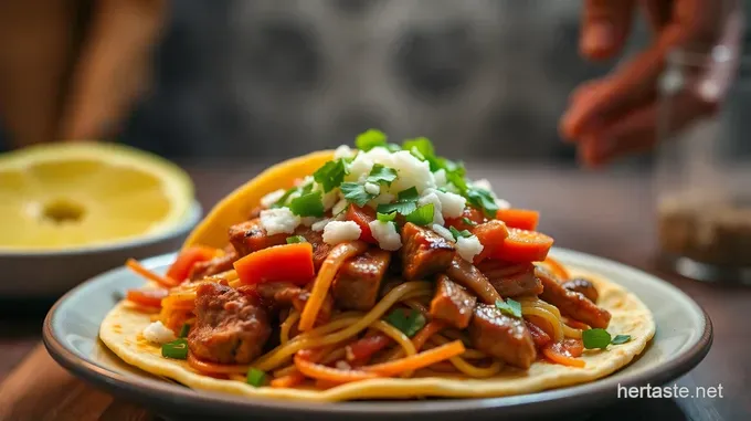 Authentic Traditional Mexican Tacos al Pastor
