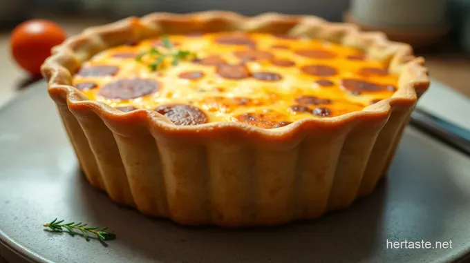 Classic French Quiche Lorraine: A Creamy Savoury Treat