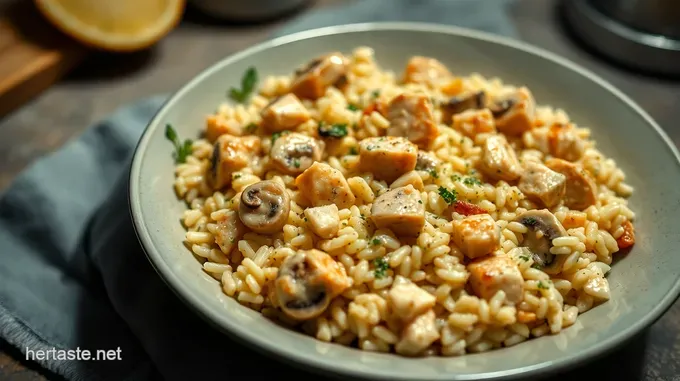 Creamy Chicken and Mushroom Rice: A Comforting Delight