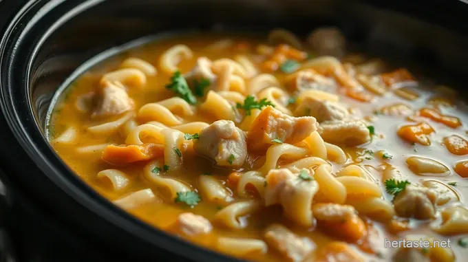 Crockpot Chicken Noodle Soup