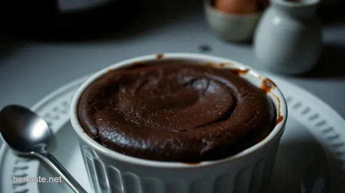 Devilishly Decadent Chocolate Soufflé