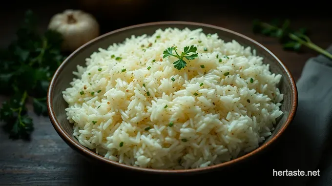 Herb-Infused Garlic Rice: A Flavorful Sidekick