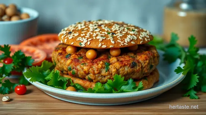 Quick & Easy Chickpea Burgers