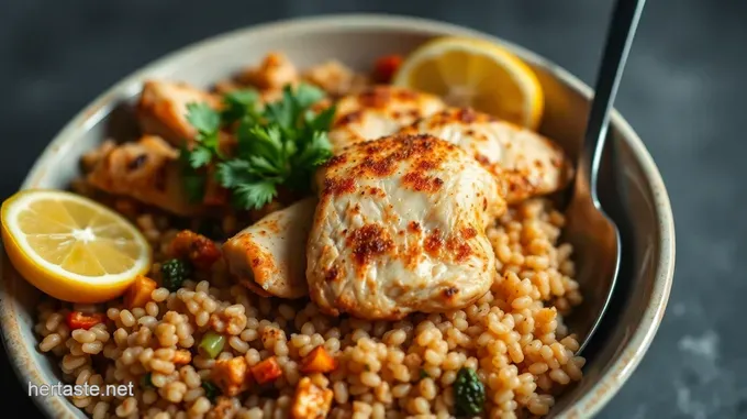Savory Chicken Quinoa Bowls