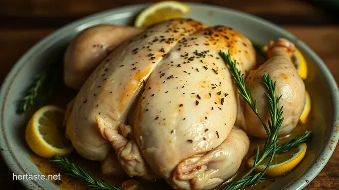 Simple Lemon Herb Roast Chicken