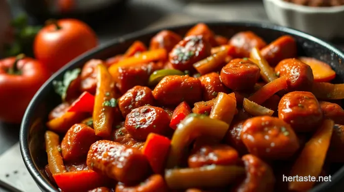 Sizzle and Spice: Classic Sausage and Peppers