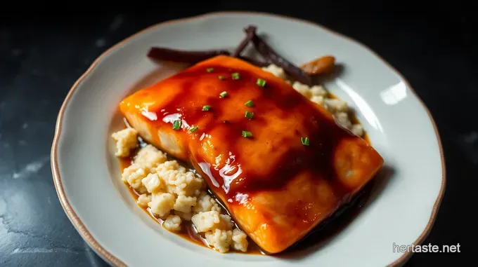 Soy Sauce Salmon with Honey Glaze