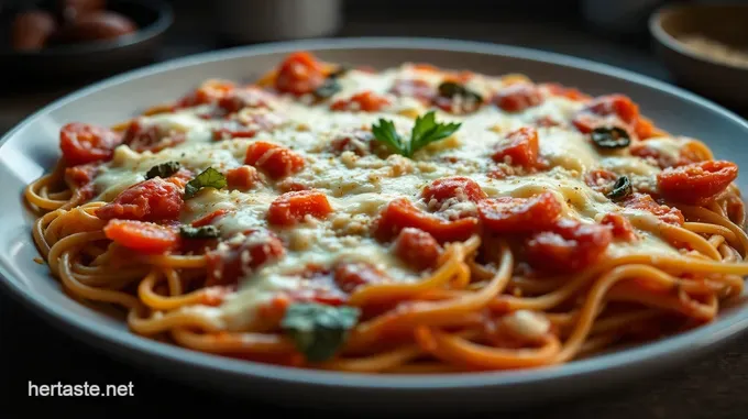 Spaghetti Pizza Bake: A Deliciously Cheesy Fusion!