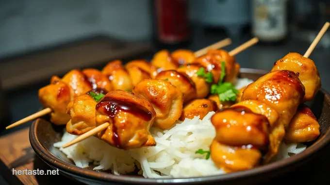 Sumptuous Yakitori Chicken Skewers