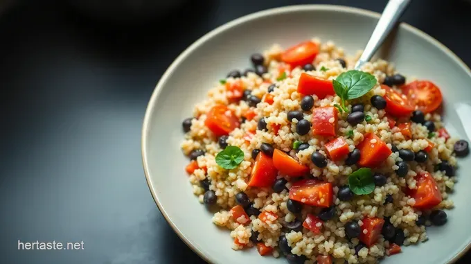 Zesty Quinoa and Black Bean Salad