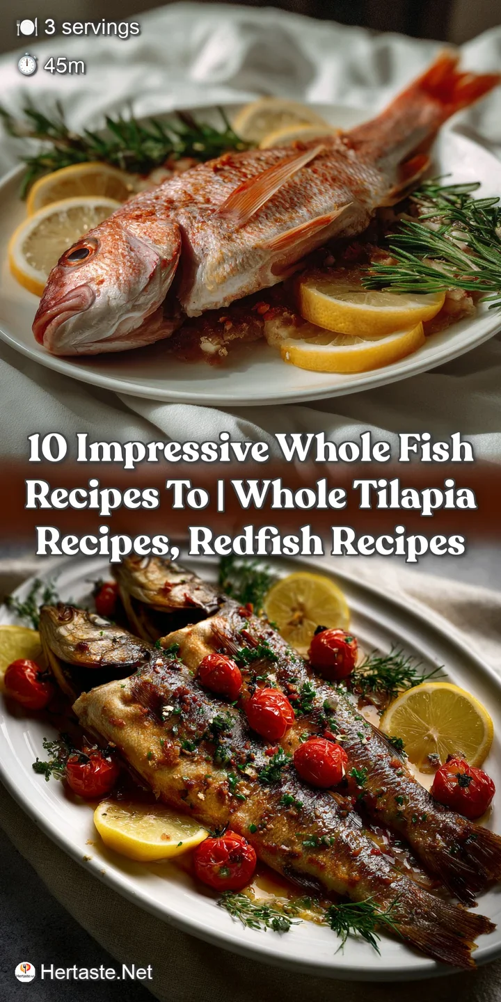 10 Impressive Whole Fish Recipes to | Whole Tilapia Recipes Redfish Recipes