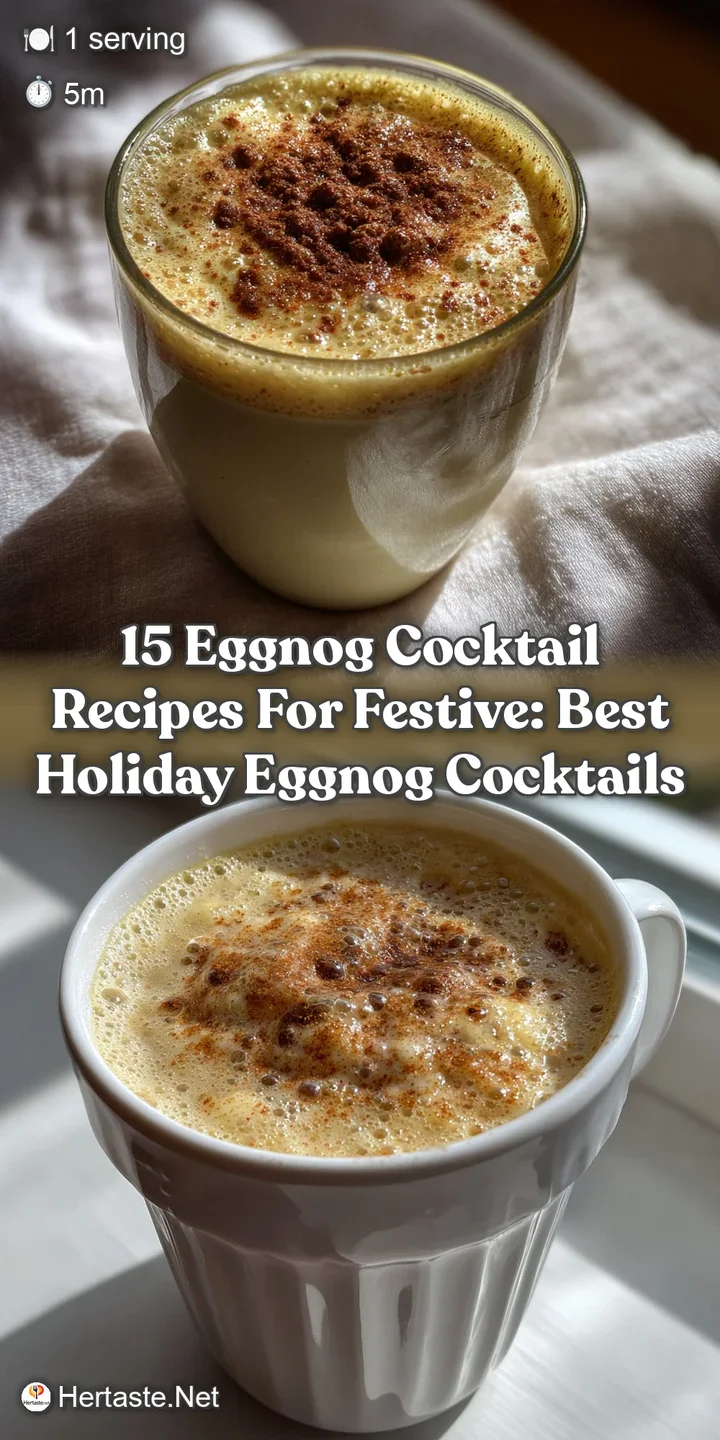 15 Eggnog Cocktail Recipes for Festive: Best Holiday Eggnog Cocktails