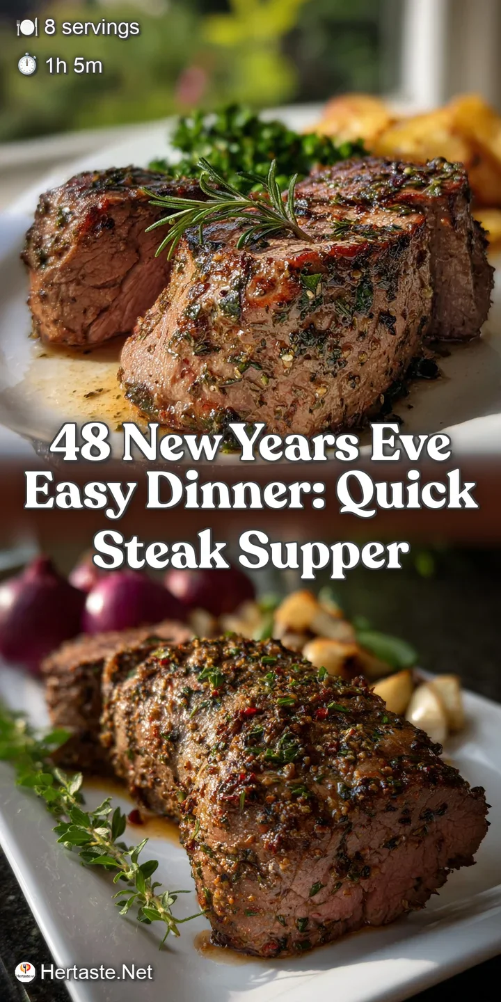 Close-up of a tender, medium-rare steak slice, revealing a juicy interior. The rich brown sear creates a delicious visual ...