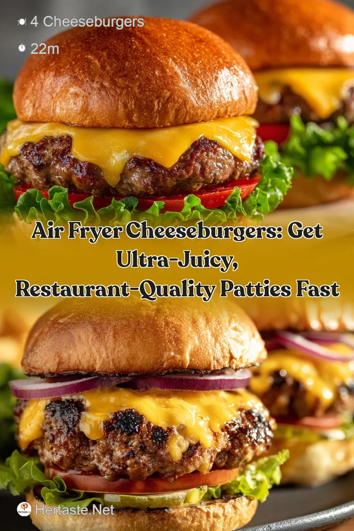 Air Fryer Cheeseburgers: Get Ultra-Juicy Restaurant-Quality Patties Fast