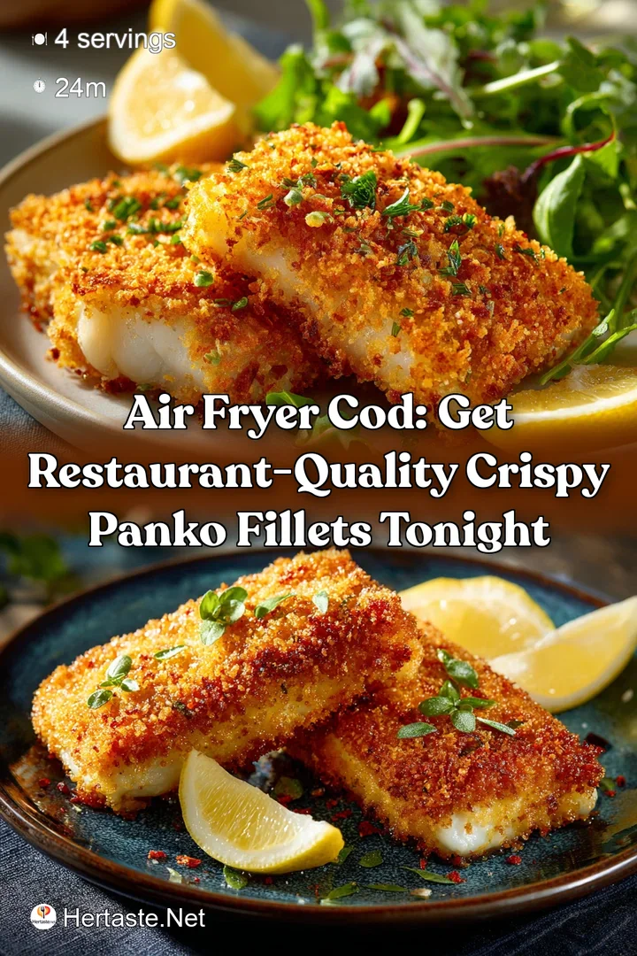 Air Fryer Cod: Get Restaurant-Quality Crispy Panko Fillets Tonight