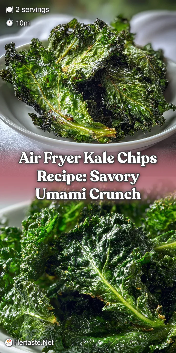 Close-up of a single kale chip, revealing its slightly blistered surface and translucent edges, hinting at a light, airy c...