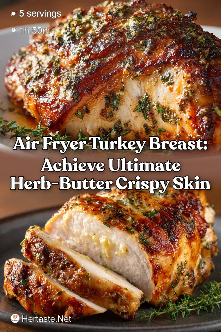 Air Fryer Turkey Breast: Achieve Ultimate Herb-Butter Crispy Skin