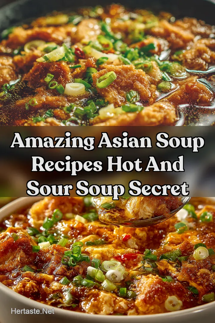 Amazing Asian Soup Recipes Hot and Sour Soup Secret