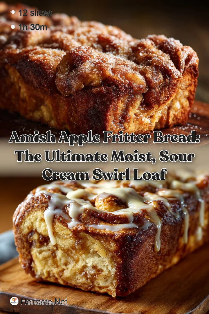 Amish Apple Fritter Bread: The Ultimate Moist Sour Cream Swirl Loaf