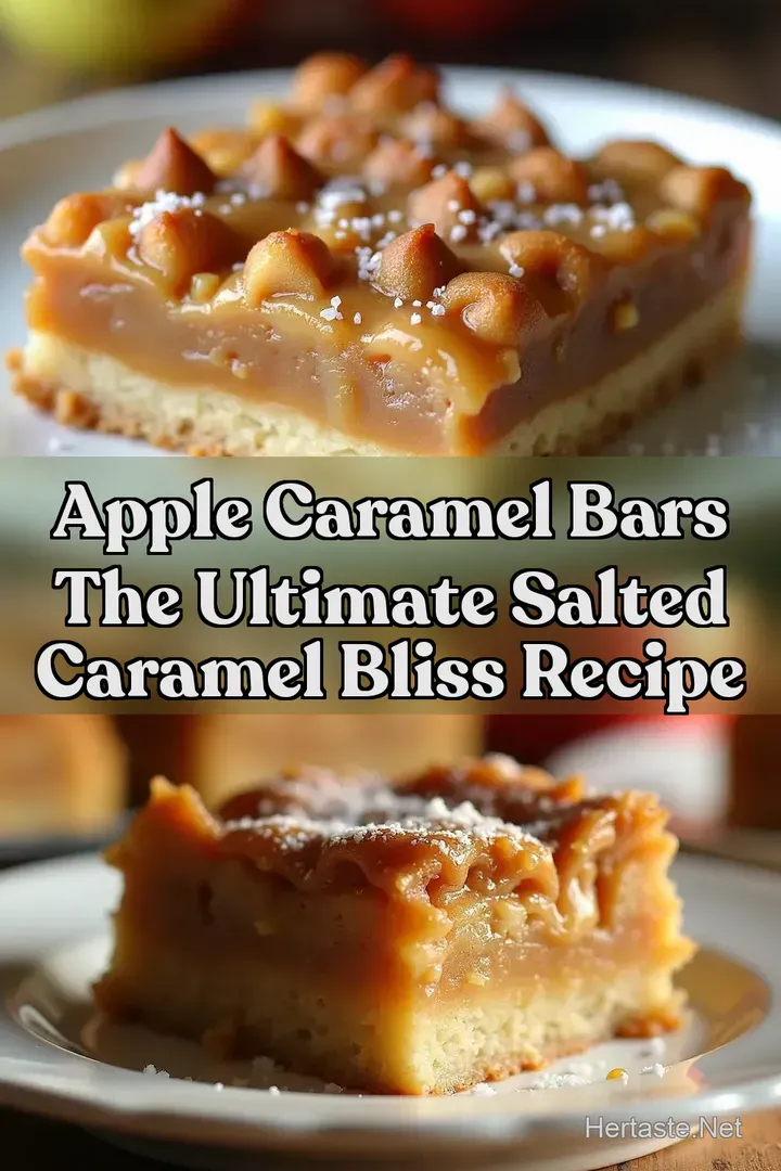 Apple Caramel Bars The Ultimate Salted Caramel Bliss Recipe