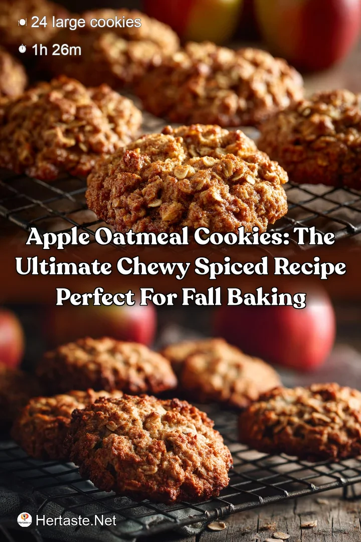 Apple Oatmeal Cookies: The Ultimate Chewy Spiced Recipe Perfect for Fall Baking