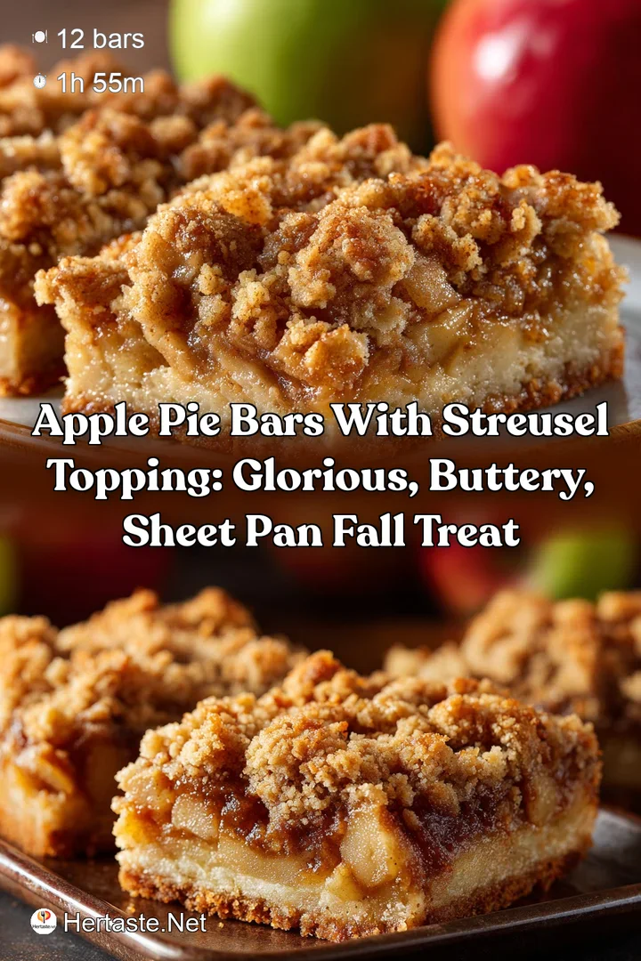 Apple Pie Bars with Streusel Topping: Glorious Buttery Sheet Pan Fall Treat