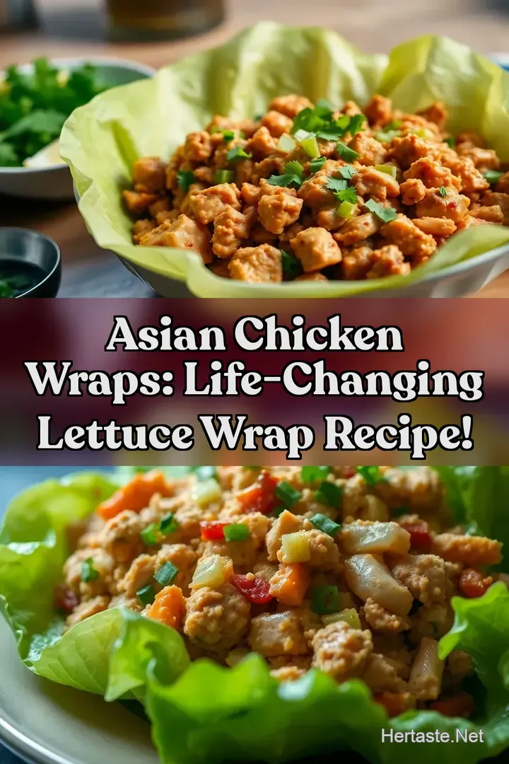 Asian Chicken Wraps: Life-Changing Lettuce Wrap Recipe!