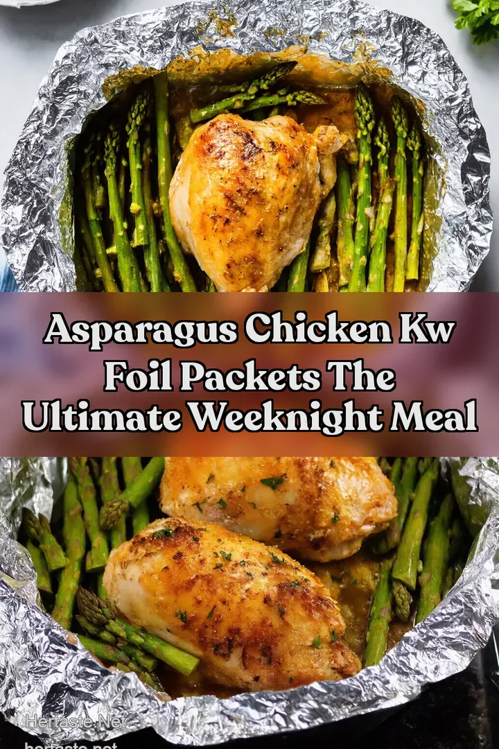 Asparagus Chicken kw Foil Packets The Ultimate Weeknight Meal