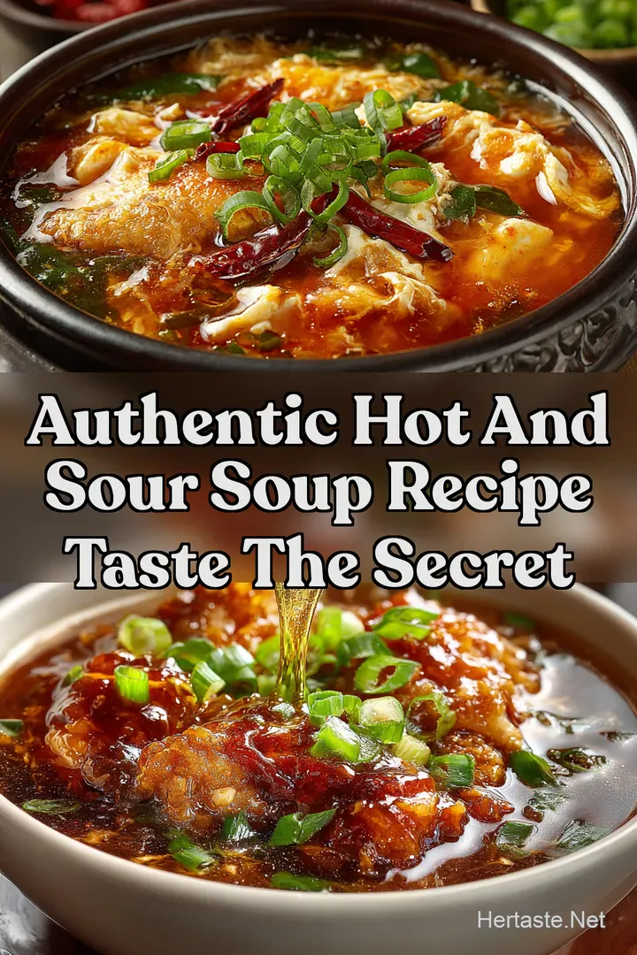 Authentic Hot and Sour Soup Recipe Taste the Secret