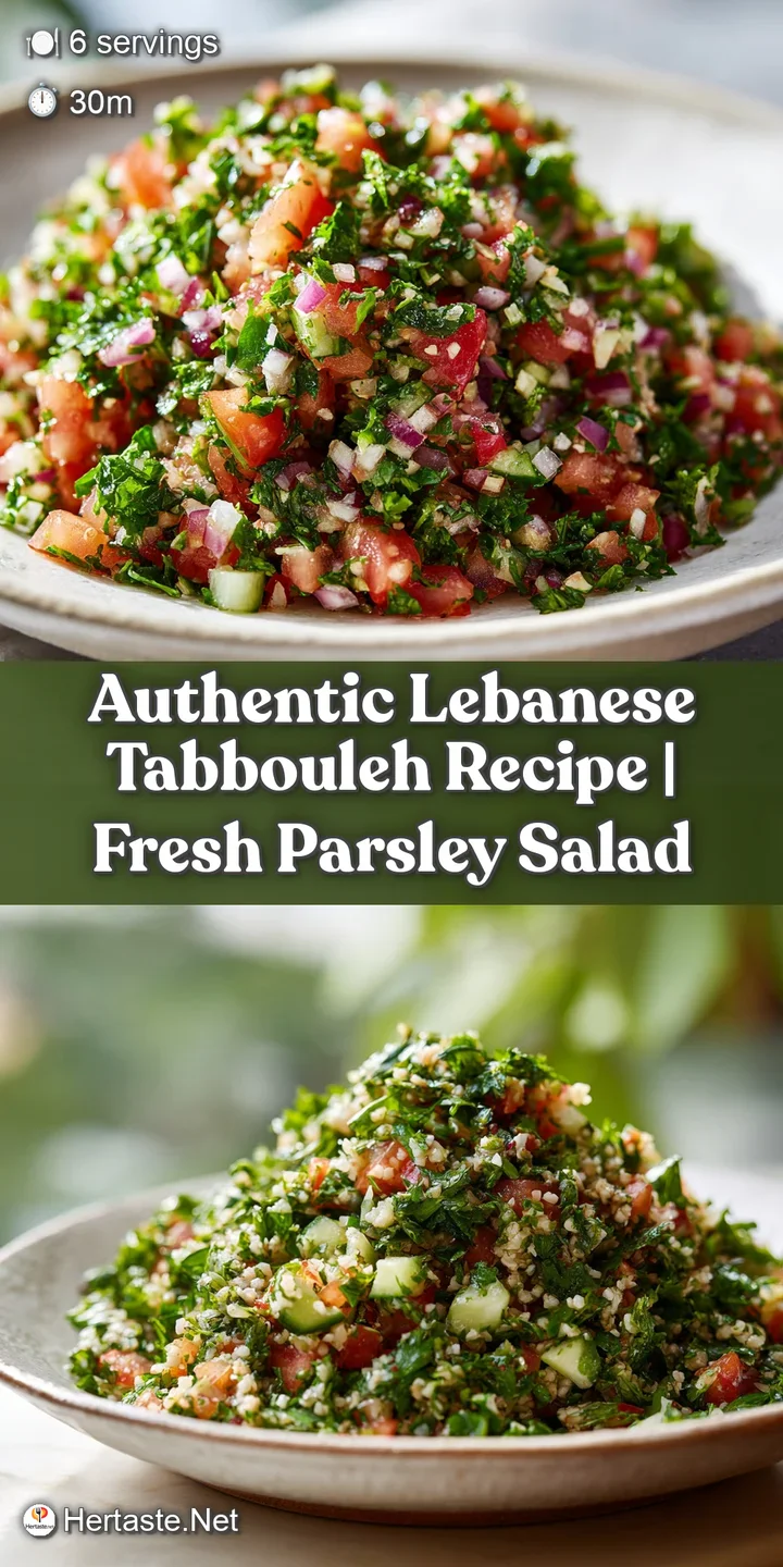 Close-up of tabbouleh: glistening diced tomatoes and finely chopped parsley create a refreshing and healthy texture. Invit...