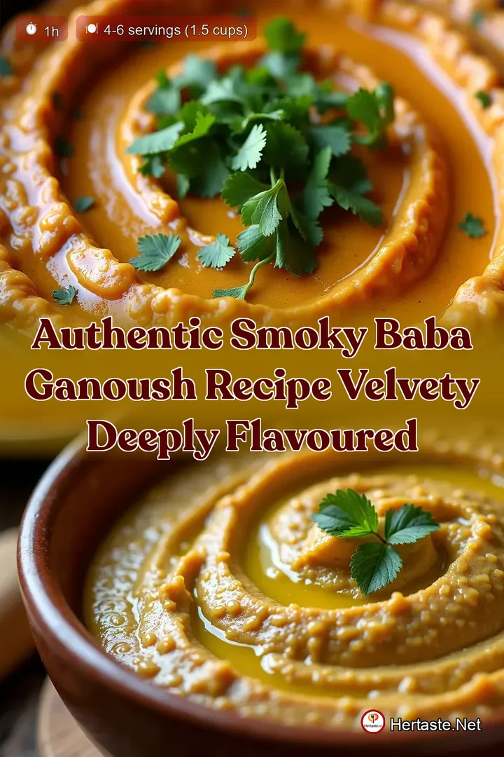 Authentic Smoky Baba Ganoush Recipe Velvety Deeply Flavoured