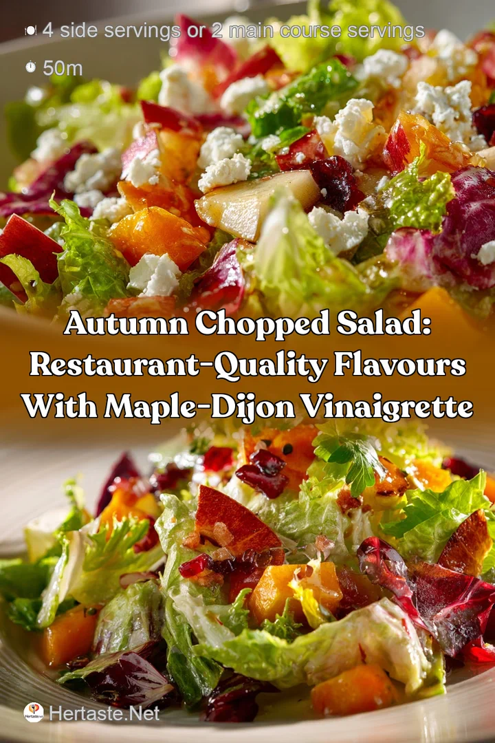 Autumn Chopped Salad: Restaurant-Quality Flavours with Maple-Dijon Vinaigrette